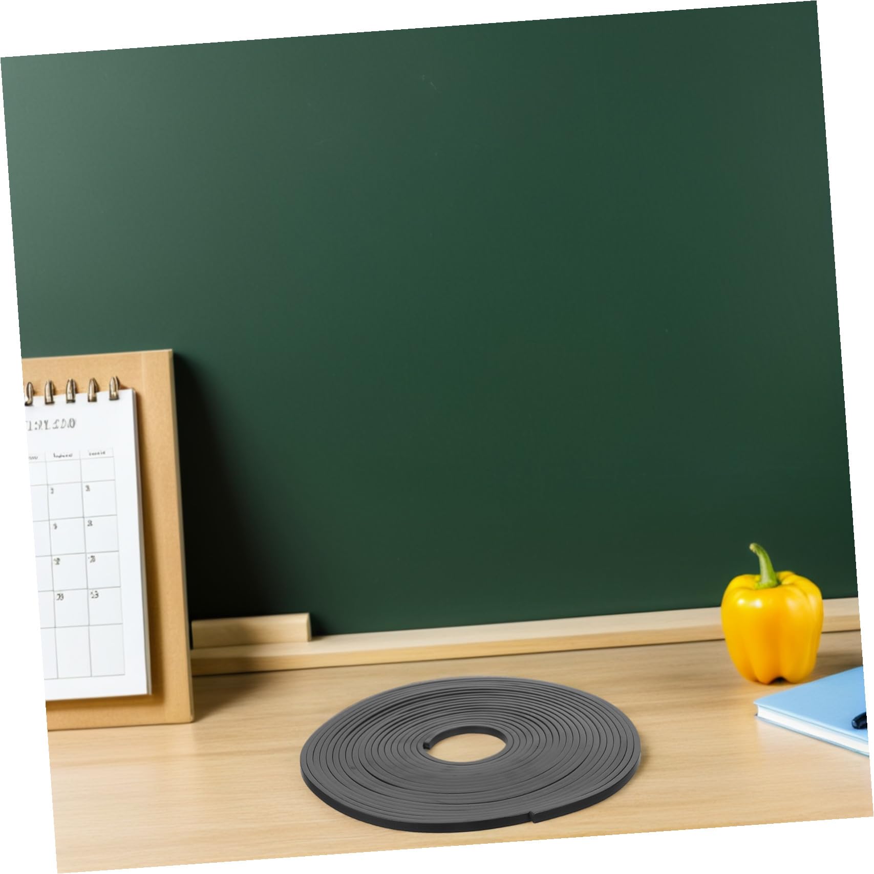 STOBAZA Schwarze Magnetische Dekorstreifen Rolle für Whiteboard, 26ft