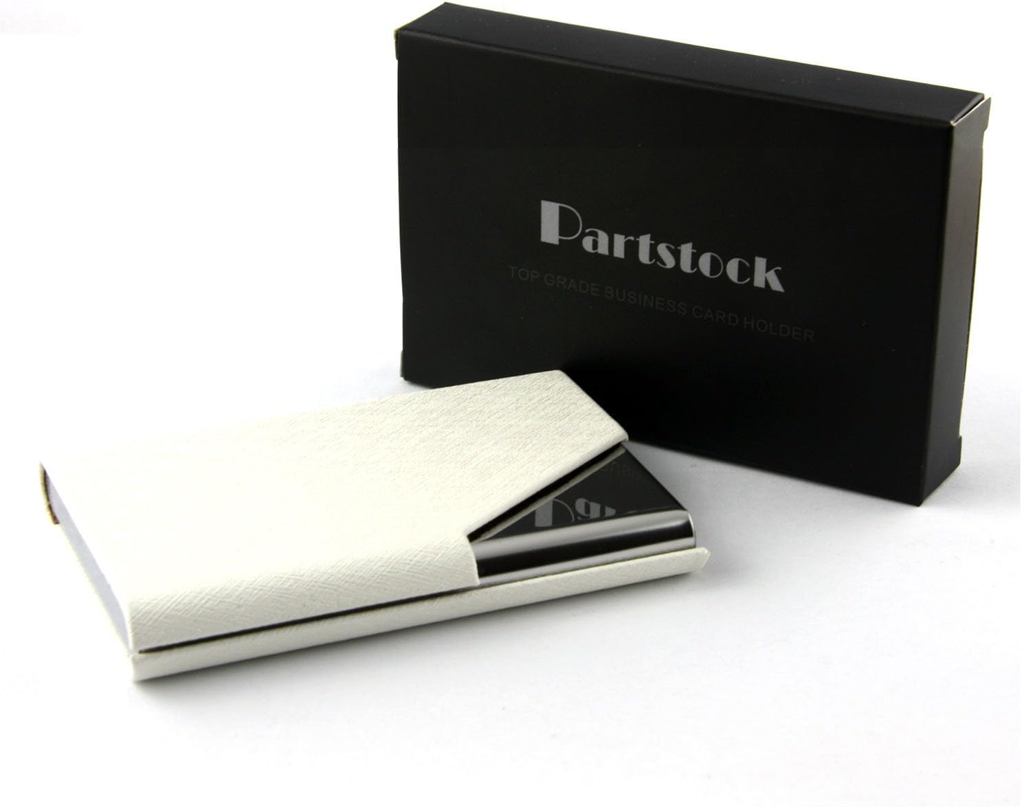 Partstock(TM) Ladys Cross Pattern PU Leather and Stainless