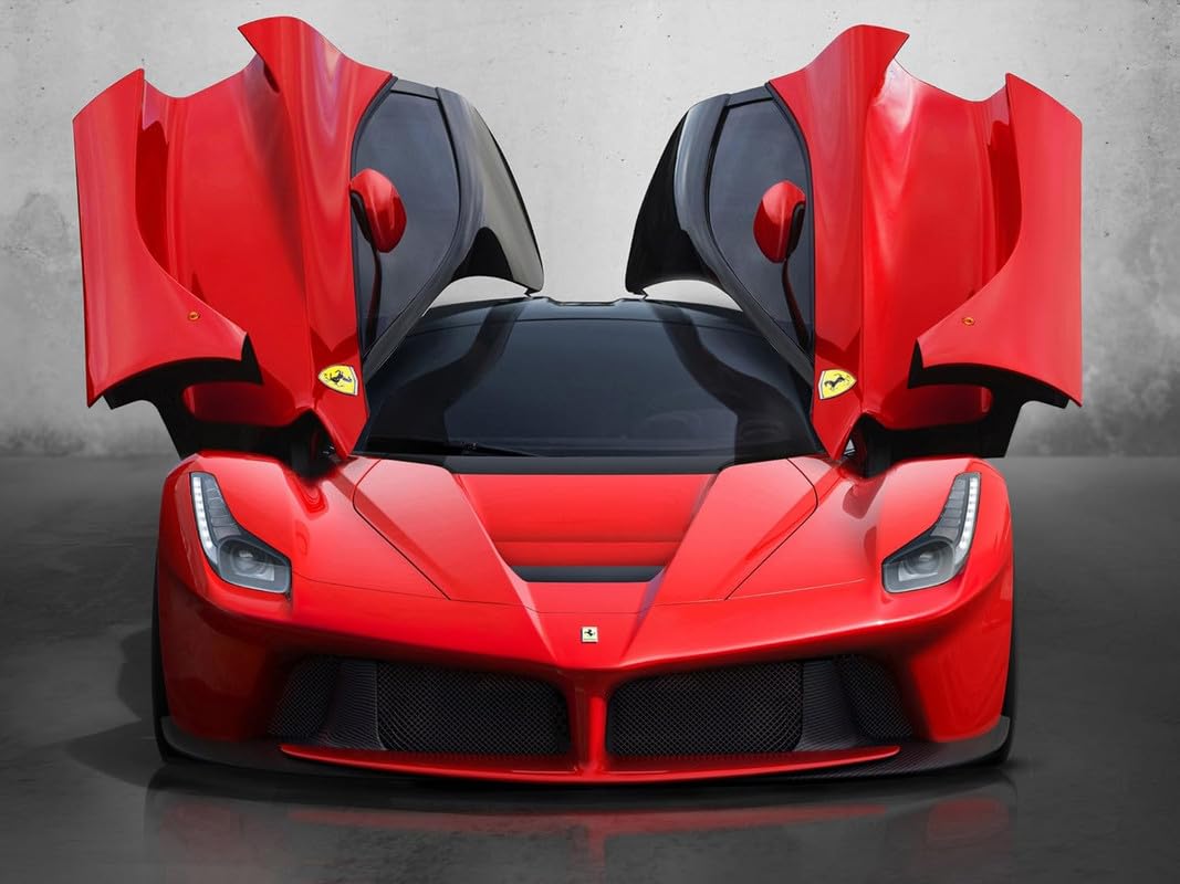Ferrari La Ferrari Hybrid Stunning Sports Super Car Wall Art Poster Print available framed or unframed (A1 594 x 841mm)