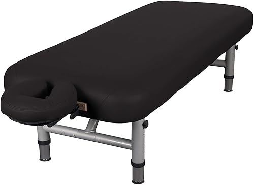 EARTHLITE YOSEMITE 30 - Mesa de terapia física extra ancha ajustable de baja altura 20-265 pulgadas mesa de examen y masaje de aluminio cuna facial
