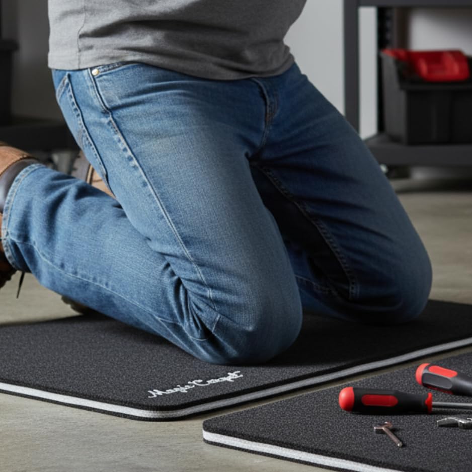 Image of Magic Carpet DIY Absorbent Work & Surface Protection Mat, XXL, 1-Pack | 26.75 inch x 44.75 inch | absorbs spills & cushions dropped tools | strong, puncture-resistant | low-profile comfort | made in USA