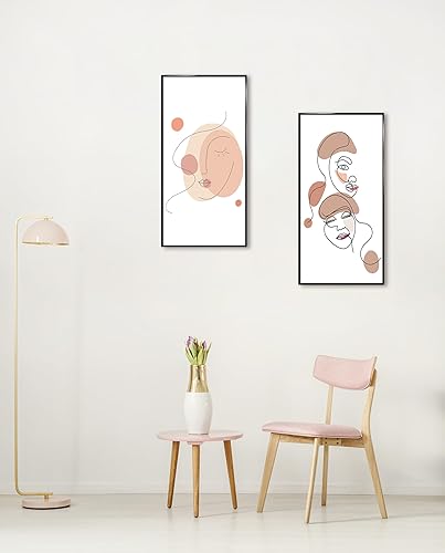 Miniatura 9 de ELSKER&HOME Paquete de 9 marcos para póster de 24 x 36 pulgadas, color negro para montaje en pared horizontal o vertical, duradero y resistente a