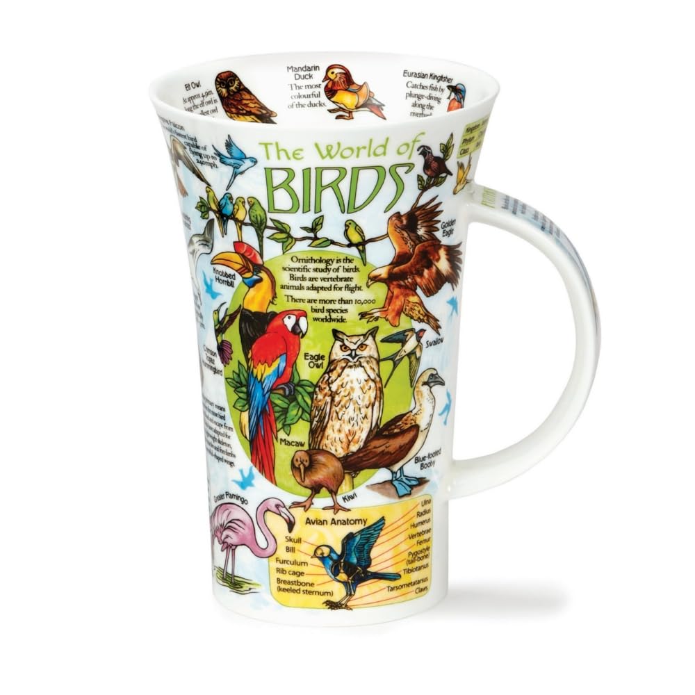 DunoonGlencoe World Of Birds Mug, White