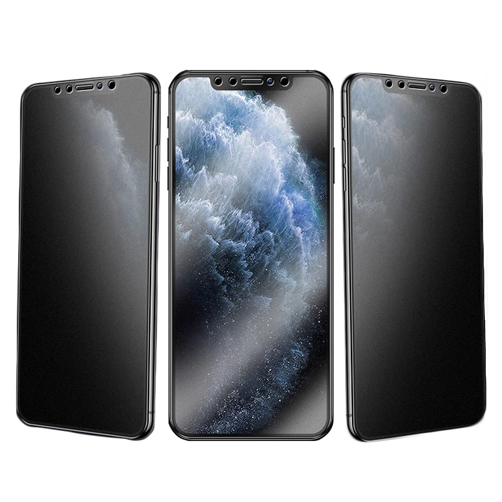 WITATAOGE 3 Pack Matte Privacy Screen Protectors for iPhone 12 / iPhone 12 Pro Tempered Glass Anti-Spy Tempered Glass 9H Anti-Glare Anti-Fingerprint