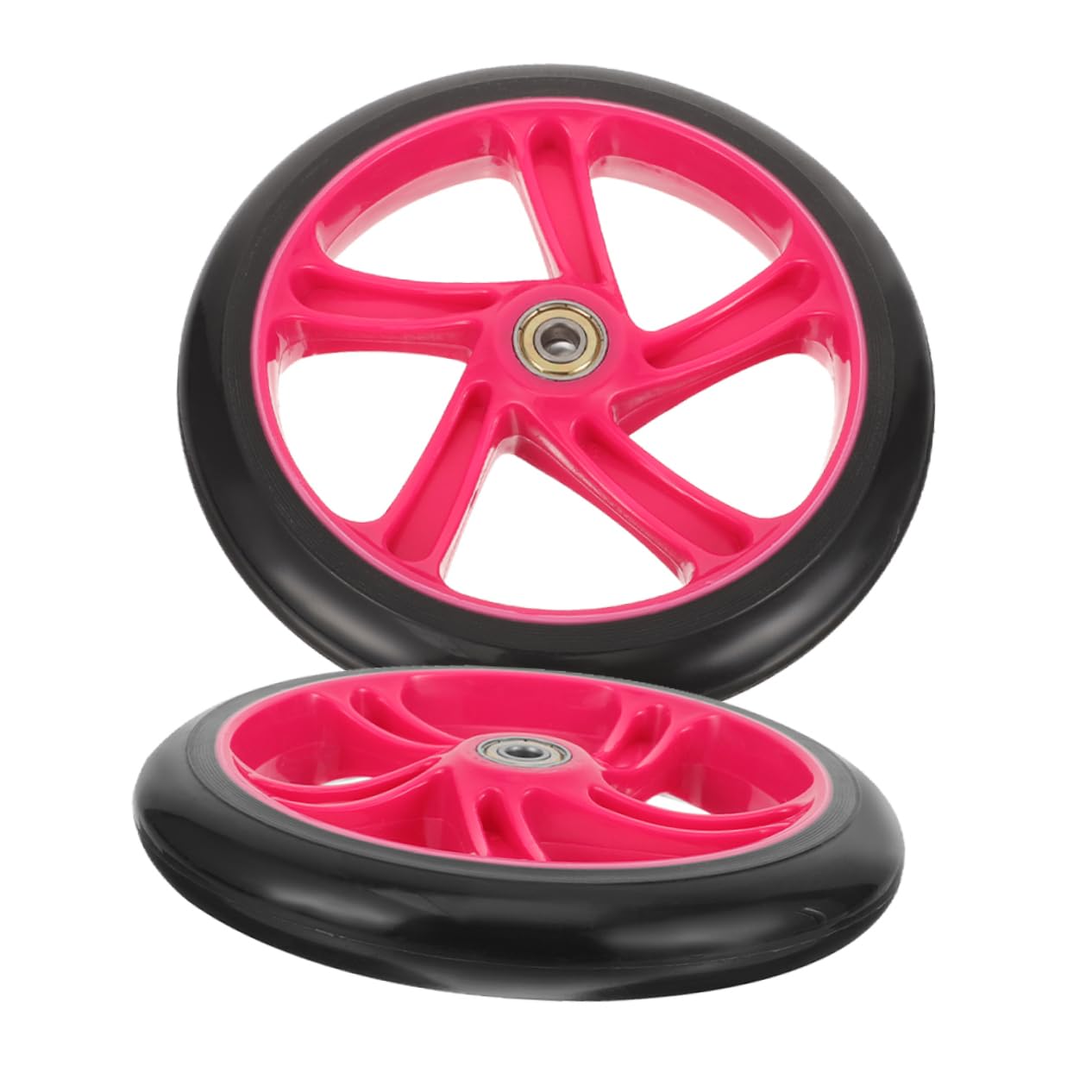 BESPORTBLE 1 Pair Heavy Duty PU Wheels for Skateboard and Scooter Non Skid Design Easy Installation Thickness for Enhanced Performance and Durability