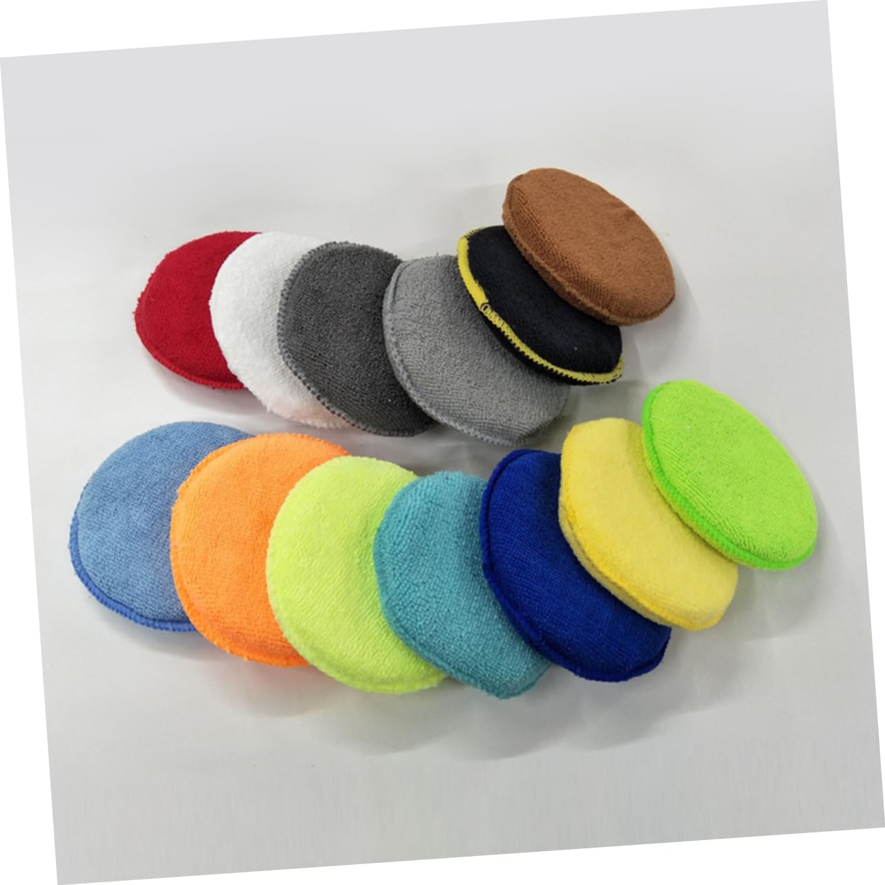 Gatuida 30stücke Mikrofaser Wachsapplikator Pads Auto Polierschwämme Für Wachs Versiegelungen Und Polituren Hochwertige Schwämme Zufälligen Farben Langlebig Und Wiederverwendbar