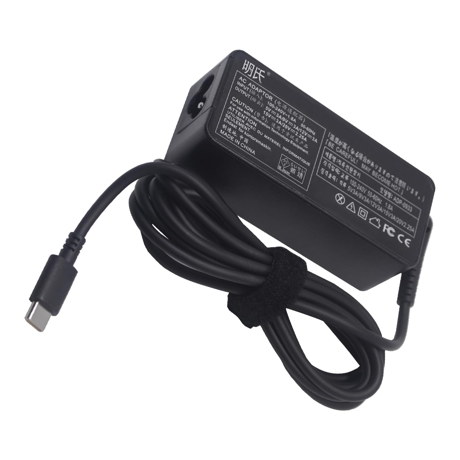 NEC VersaPro タイプ VFーN ACアダプター 20V-3.25A NEC対応 20V 3.25A 交換用充電器 500-15IHW ACアダプター 5.5*1.7mm 電源アダプター 1.2m電源ケ