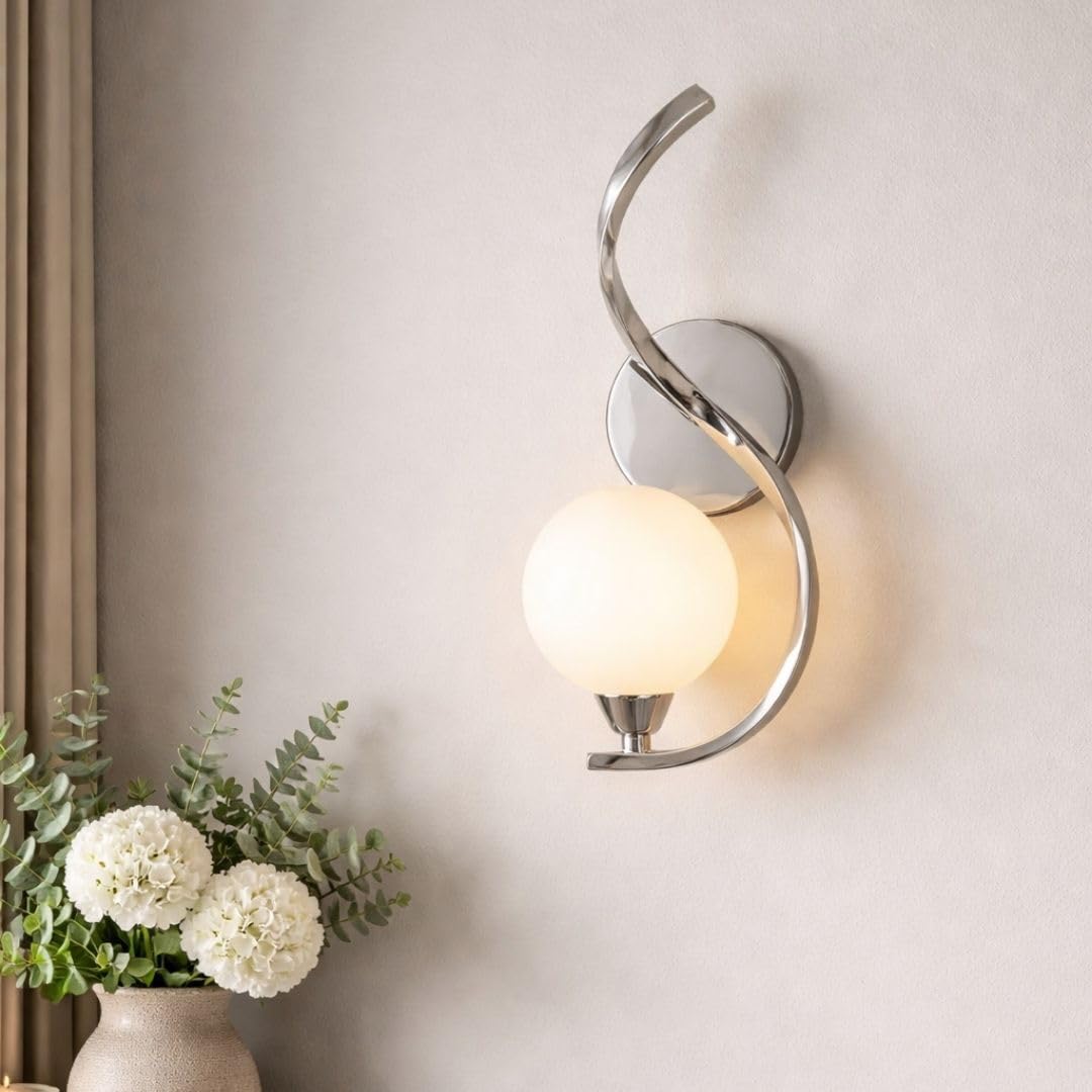 Pagazzi Polished Chrome Bombo Wall Light