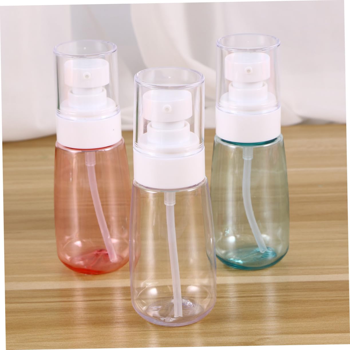 DOITOOL 9stücke Pumpflaschen Für Seife Shampoo Und Lotion Transparente Sanft Und Sanft Blaue Dispenser Für Bad Und Küche Nachfüllbar Petg Einfach Zu Bedienen