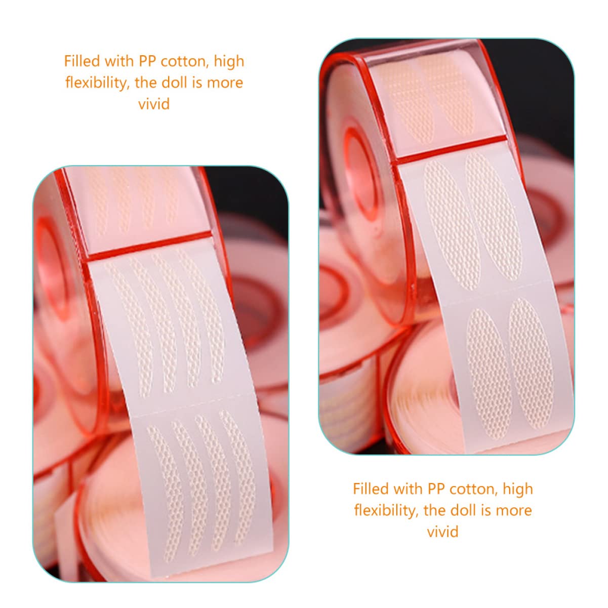 TOVINANNA Professional Grade Double Eyes Tape for Uneven Eyelids Fit for Hooded Droopy or Mono-eyelids