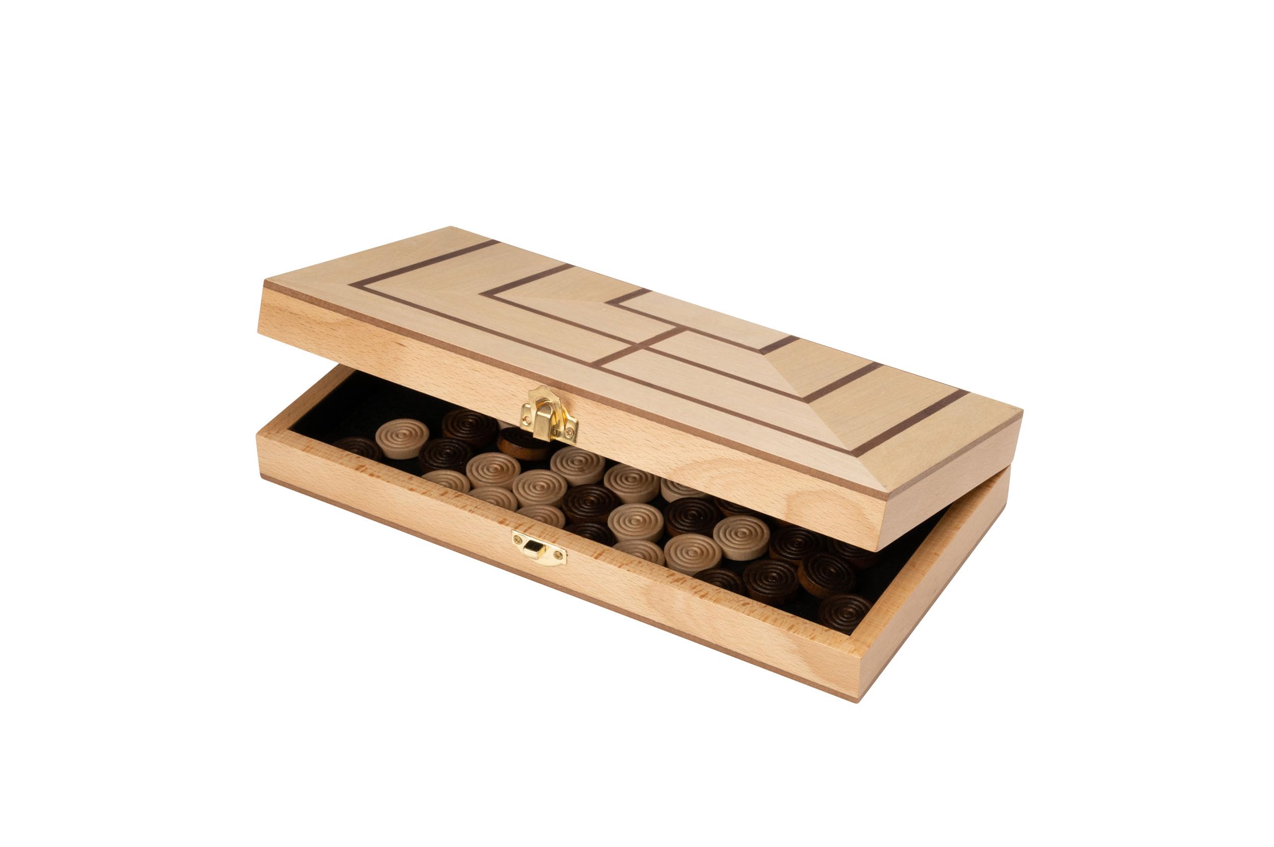 Philos Nine Mens Morris Game with Folding Wooden Board