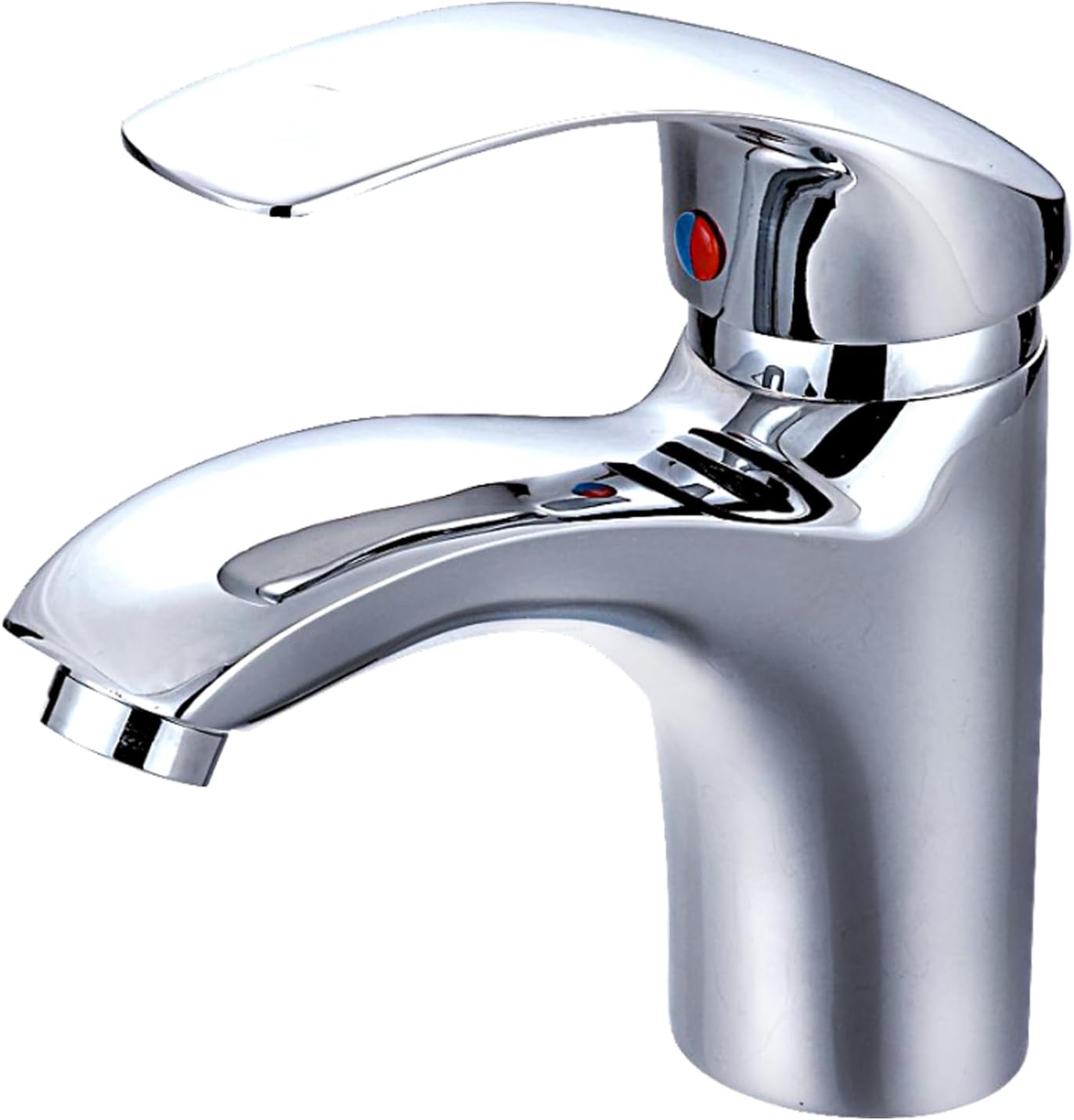 – V.MAX ODI bathroom Fixtures, Standart Spout Basin Mixer with Pop-up Waste - Bauloop Collection