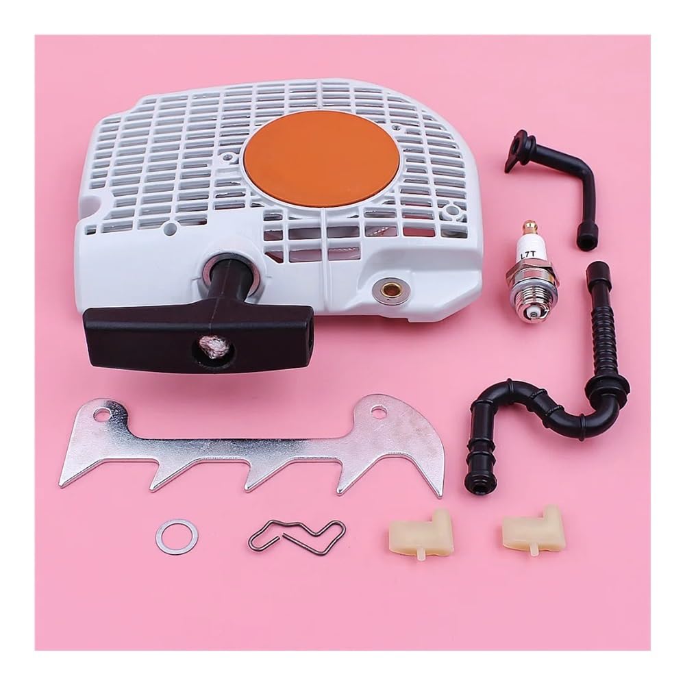 Arranque de Retroceso Compatible con 034 036 MS340 MS360, Garra de tala, línea de Aceite, bujía, Garra de trinquete, Kit de Garra de Motosierra, Pieza de Repuesto