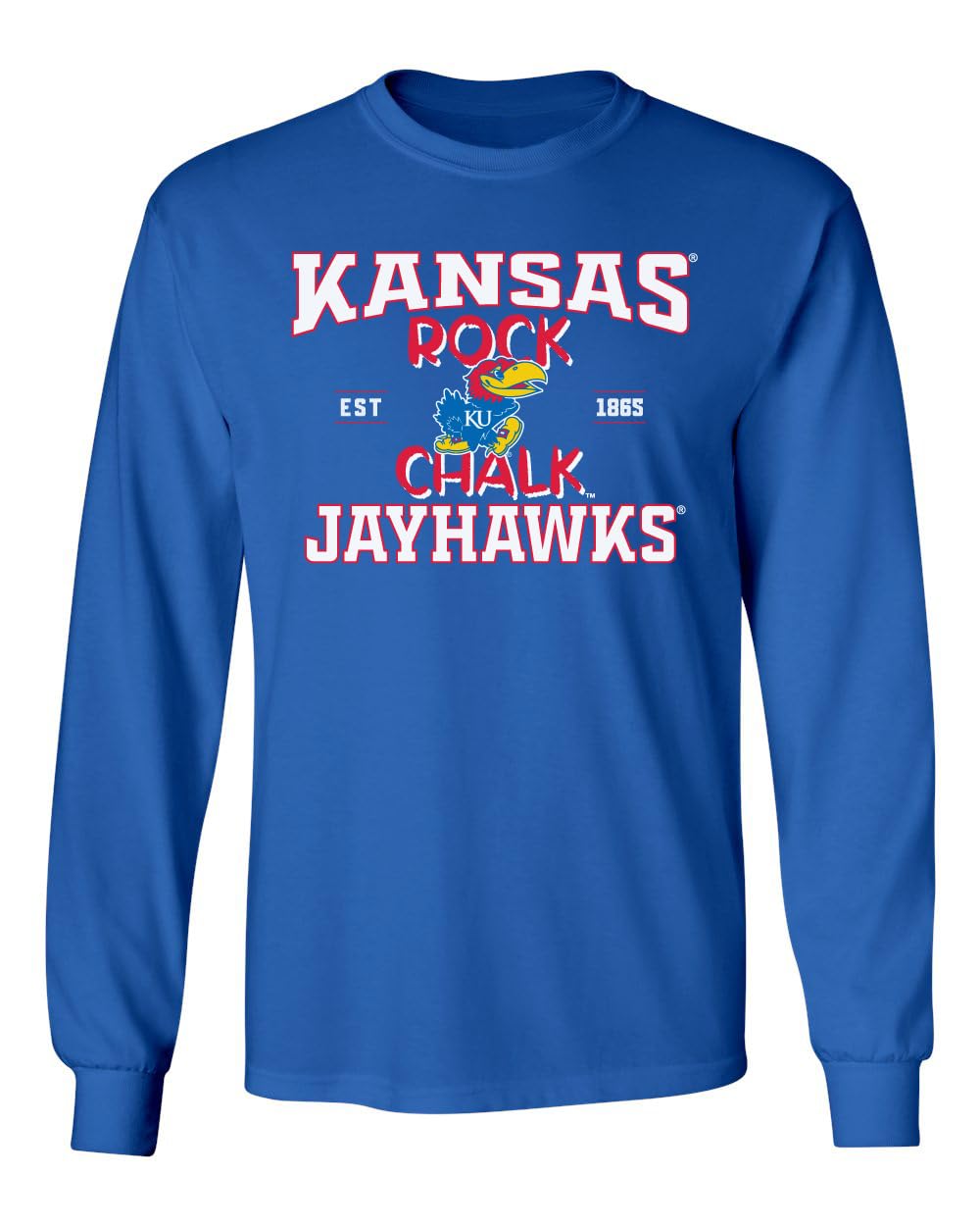 Kansas Jayhawks Long Sleeve Shirt - KU Long Sleeve T-Shirt - Choose Your Design