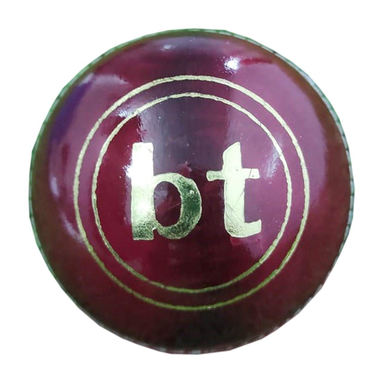 BT Cricketball / Cricketbälle, schwer, 300 g, Leder, Rot, 4 Stück