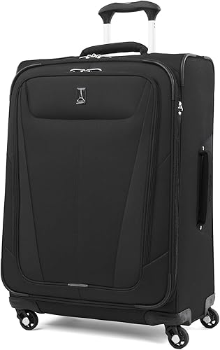 Miniatura 215 de Travelpro Maxlite 5 - Juego de 2 piezas de equipaje de mano de tela, expandibles con 4 ruedas giratorias, bolso blando para debajo del asiento, Negro