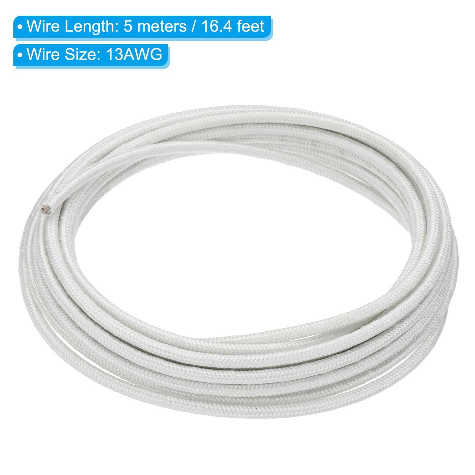 PATIKIL 16.4Ft 13AWG High Temperature Wire - Image 2