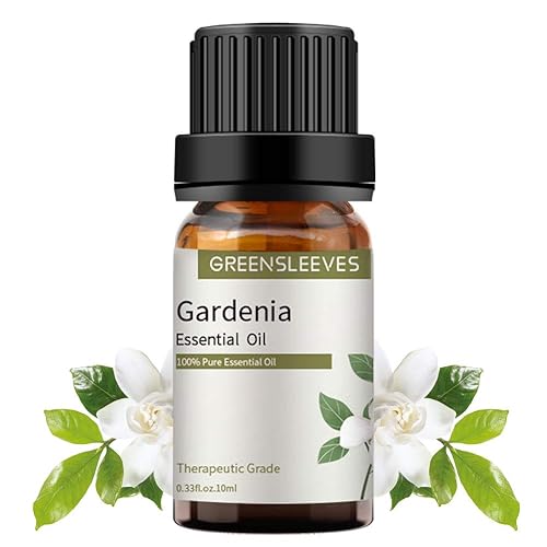 GREENSLEEVES Aceite esencial Gardenia de 0.3fl oz, aceite fragancia 100% puro