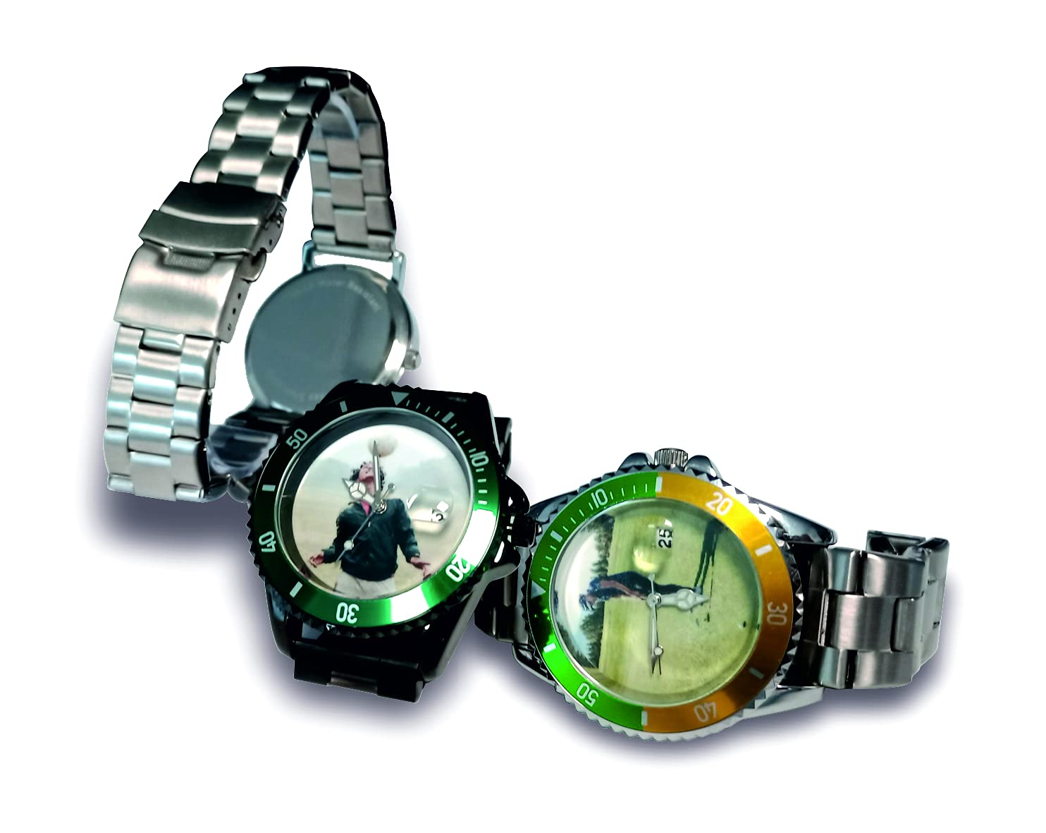 Memories - Reloj de pulsera personalizado con tu foto, reloj de oro rosa para amigos y familia, fabricado en Alemania