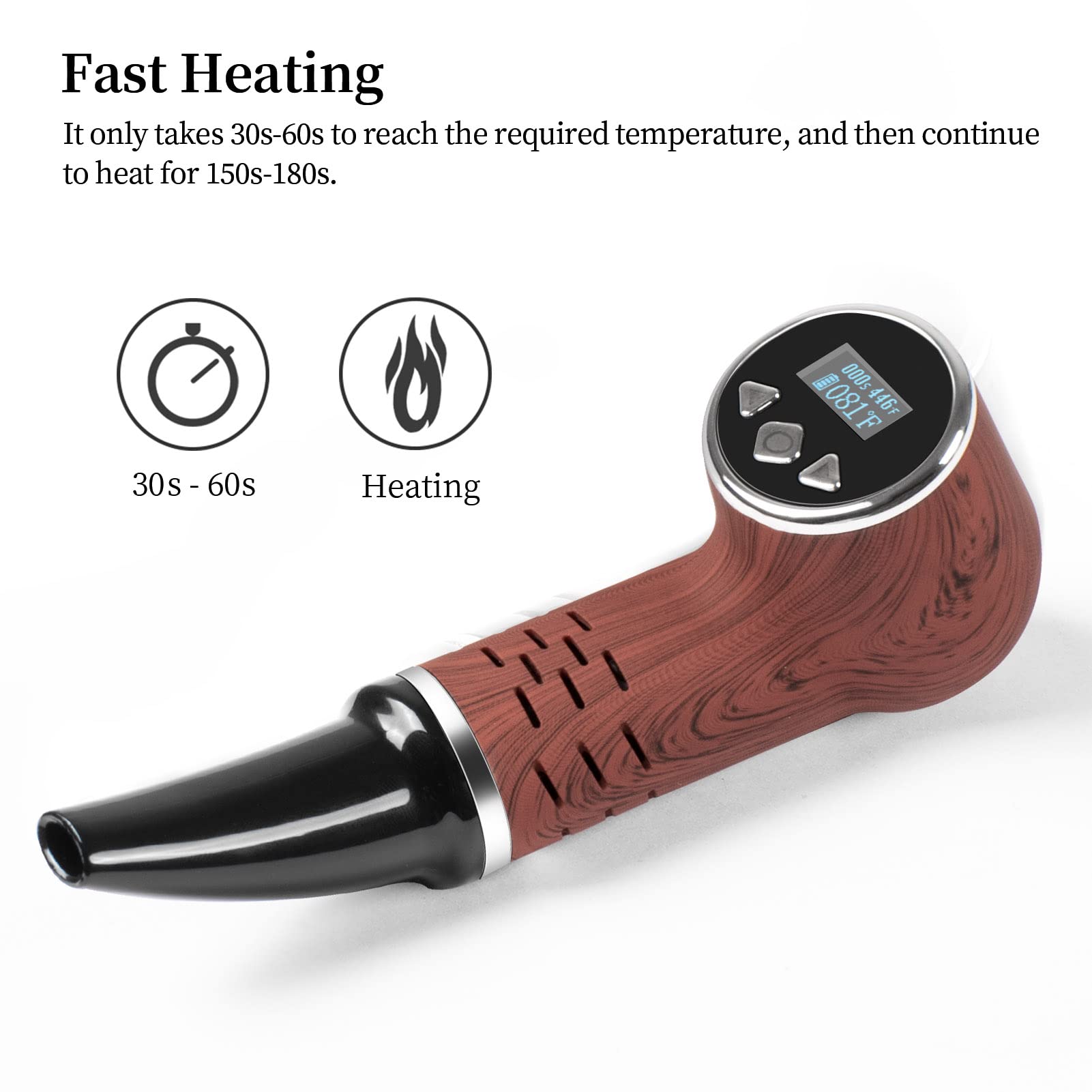 Dry Herb Vaporizer Herbal Vaporizer With A Cool Pipe Shape | Desertcart  BAHRAIN