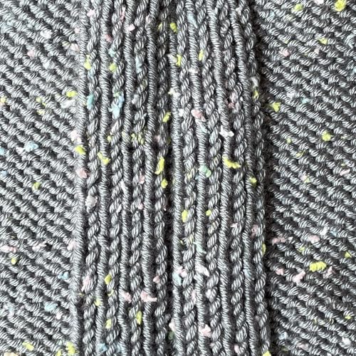 Image of Tweed Twinkles Soft Baby Yarn for Crocheting, 4-Pack (696Yds / 400G), Free Patterns - Acrylic Baby Blanket Knitting Yarn with Flecks - Size 3 DK Light Worsted Weight - Koala Grey