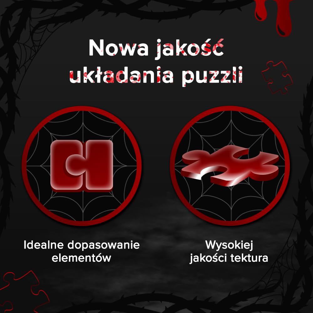 Trefl - Puzzle 1000 Elementów, Koszmar z Ulicy Wiązów, Premium Plus | Dla dzieci i dorosłych 14+, wysokiej jakości, kreatywna rozrywka, precyzyjnie dopasowane, idealny prezent, relaks, dekoracja