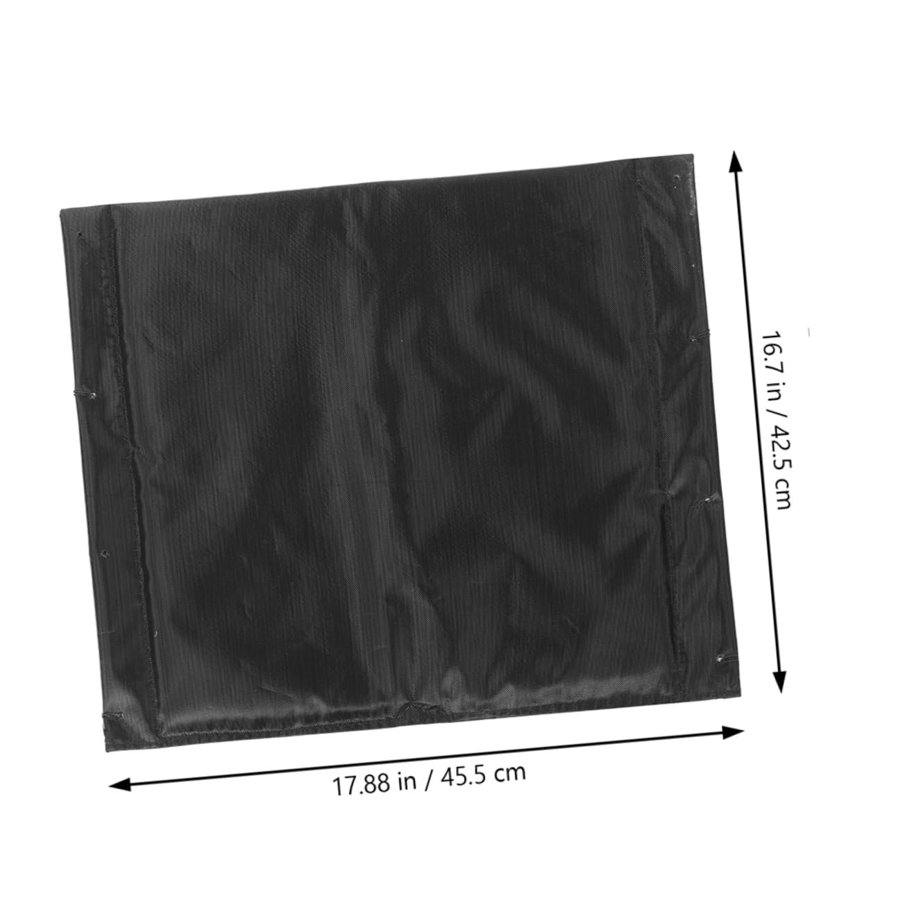 Gatuida Recambios Silla Ruedas Cojín para Sillas de Ruedas Transpirable y Antideslizante de Tela Oxford Negro, Pack de 2 Piezas para Reemplazo Cómodo y Duradero