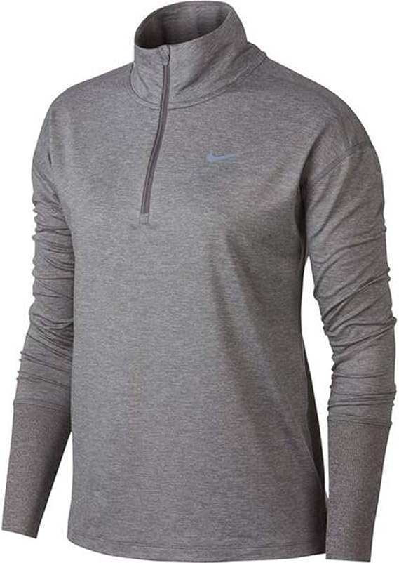 NIKE Element Women's 1/2Zip Running Top Clothing, Shoes