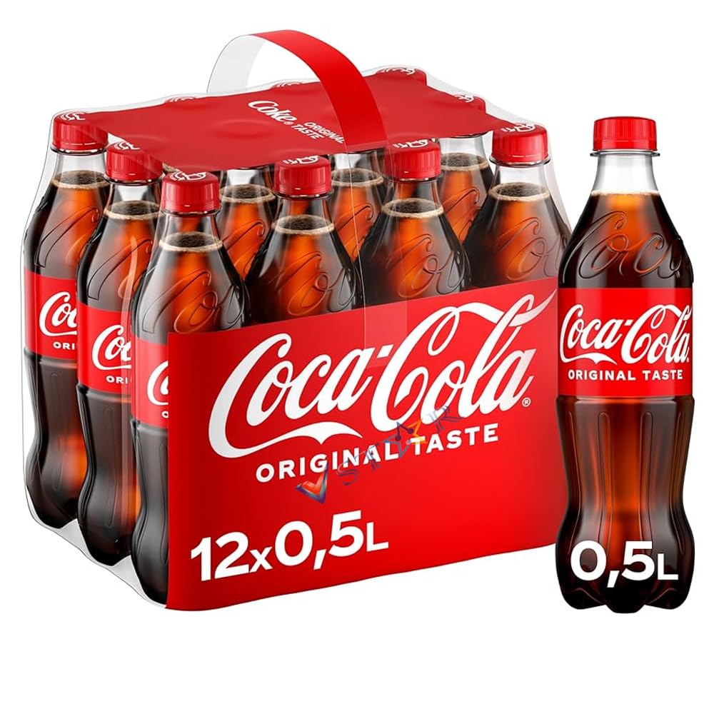CoCca Cola Drink Coke Bottle Original Taste 500ml (pack of 12)