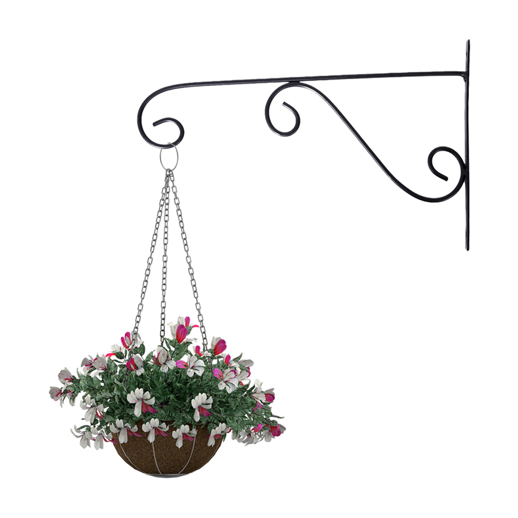 Kuber Industries Planter | Flower Planter for Office D?cor | Home D?cor Flowers Pot | Decorative Wall Hook Plant Hanger | Balcony Flower Pot | Flower Pot Wall Hanger | 1138 | Black (B0CTZBX3D5) Amazon Price History, Amazon Price Tracker