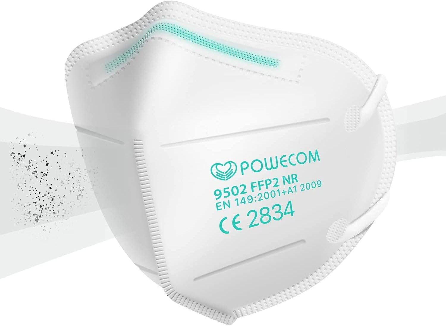Protective Face Masks (Headband), High Filtration Efficiency, Disposable Particulate Respirator (10-Pack)