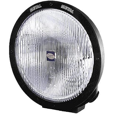 HELLA H12560021 Rallye 4000 Series 12V/100W Halogen Euro Beam Lamp - Black Housing , White Cover