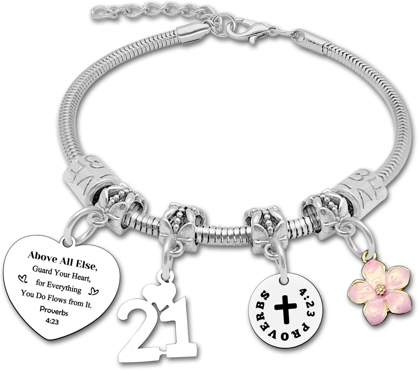 18th Birthday Gifts for Girls Bracelet Jewelry 13th 15th 16th 18th 21st Birthday Gift for Daughter Granddaughter 13 15 16 18 21 Years Old Girl Gift Happy Birthday Bracelet Gift for Friend Sister Teen