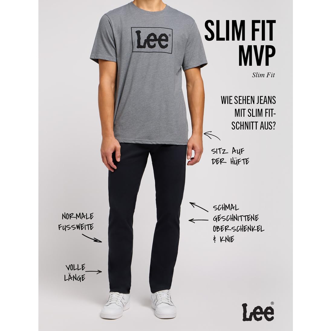 Lee Herren-Jeans Slim Fit MVP – Bild 3