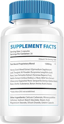 Vista 5 de Alpha Labs - Cápsulas para hombres, píldoras de complejo vitamínico AlphaLabs, fórmula oficial de Alpha Labs, suplemento dietético LabsAlpha