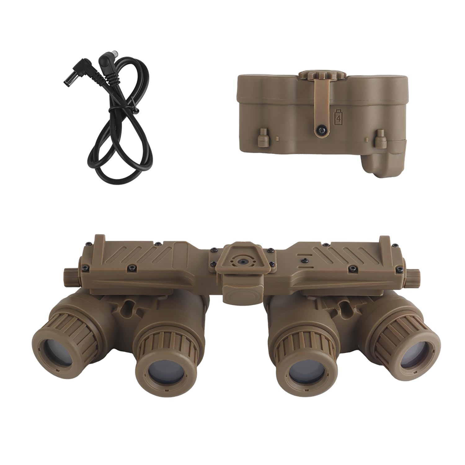 Zhongren GPNVG 18 Tactical Binocular Night Vision Dummy Model,Tactical Helmet No Function NVG Model Kit for Cosplay Display (GPNVG18 Model