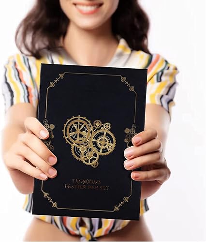 Miniatura 7 de Juego de bolígrafo y tinta, juego de plumas para caligrafía, regalo de Navidad para amantes de la escritura a mano, regalo de cumpleaños (Bule)