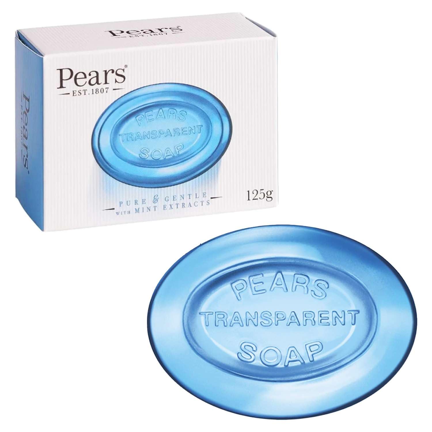Pears Mint Transparent Soap Bar, 125 g