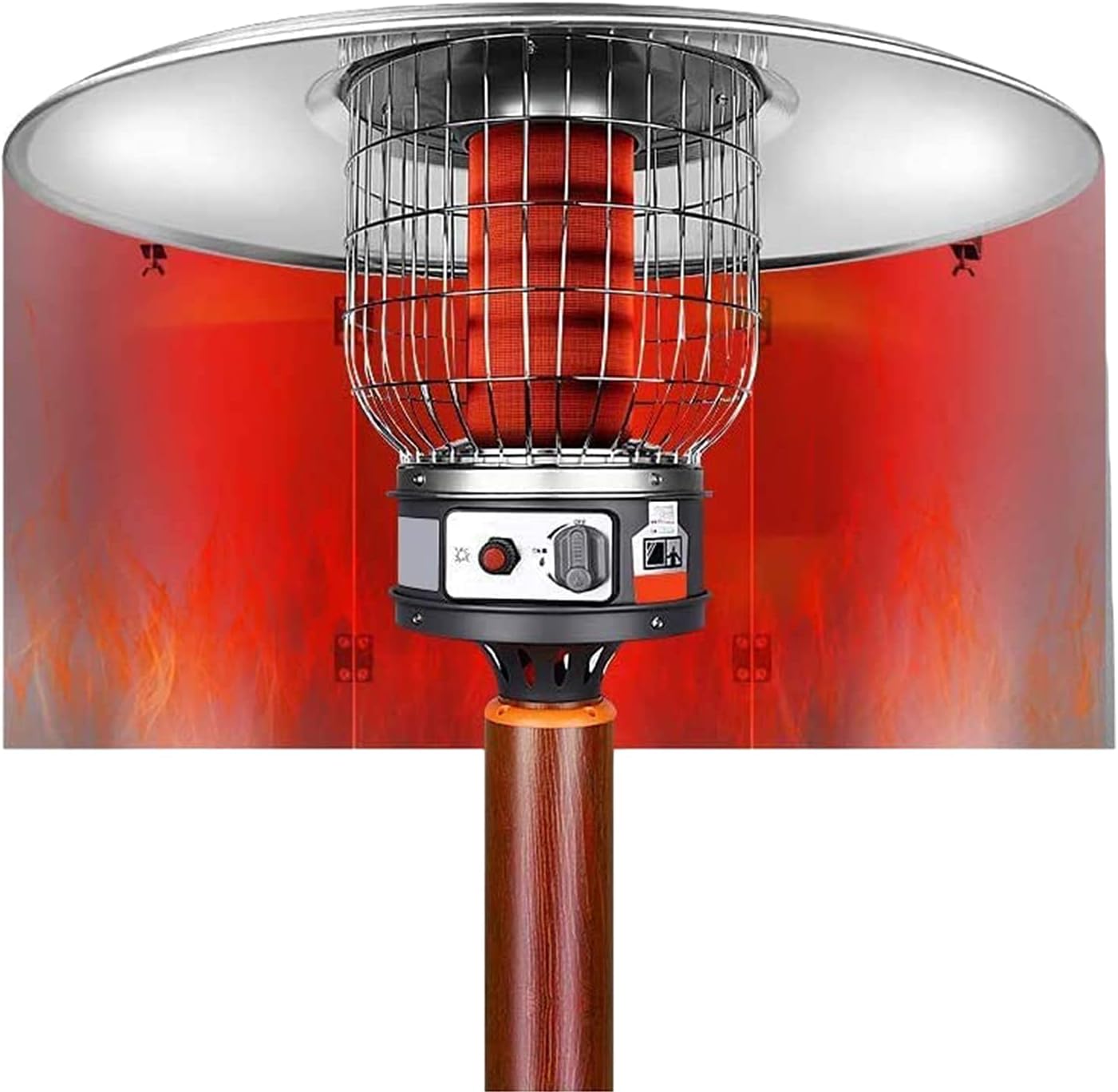 Heat Reflector for Patio Heaters, Outdoor Adjustable Heat