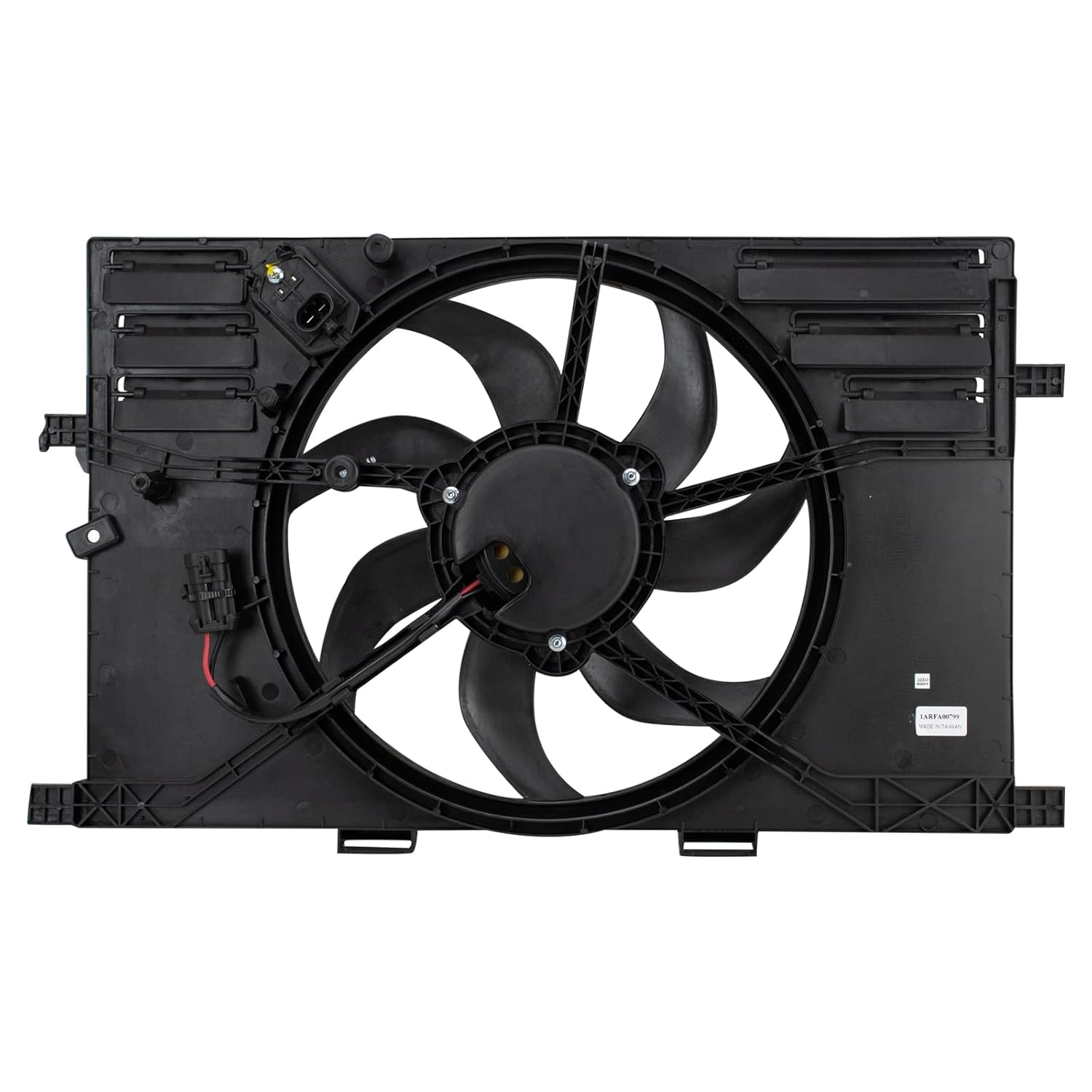 TRQ Radiator Cooling Fan Assembly CH3115205 Compatible with 2019-2021 Jeep Renegade