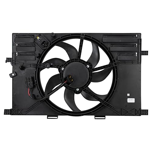 Miniatura 4 de TRQ Conjunto de ventilador de refrigeración del radiador compatible con Jeep Renegade 2019-2021