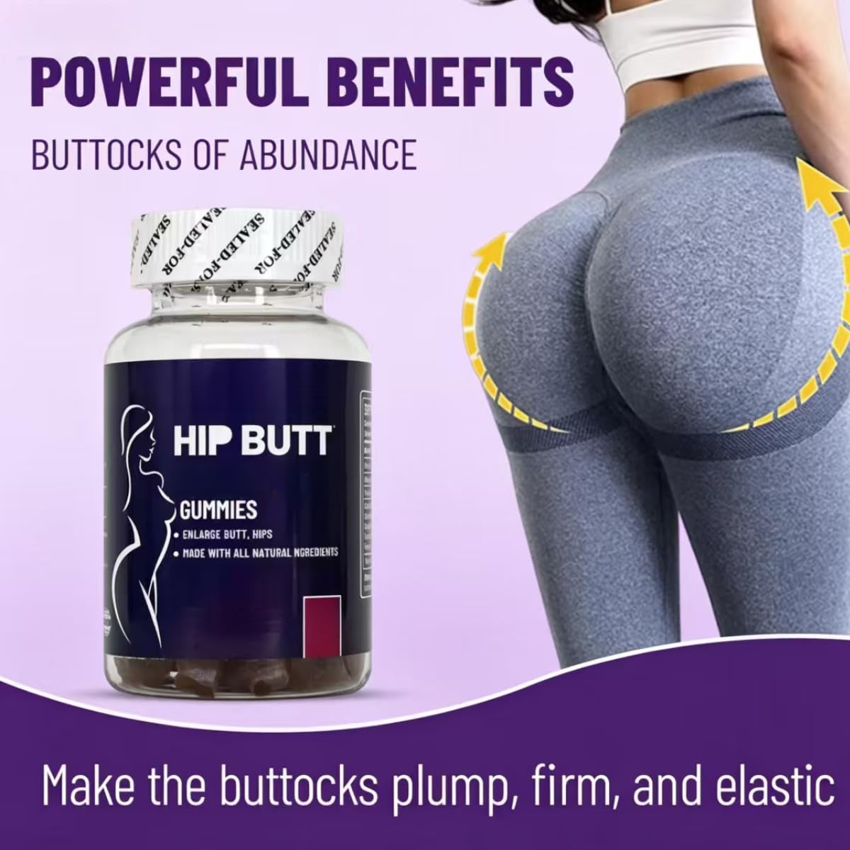 Gomme gommose per la cura dei glutei: Nutrizione equilibrata.