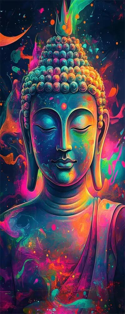 Stone Statue Diamond Art Kits Adults Large 5D Colorful Diamond Painting Kits, DIY Full Drill Crystal Art Rhinestone Embroidery Cross Stitch Arts and Crafts for Adults 23.6x59 Inch/60x150 cm -LR1156