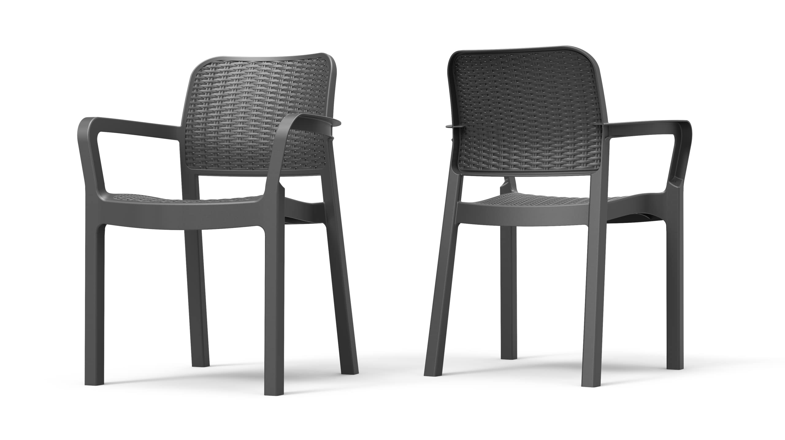 Keter Chaise d'extérieur Belle Chair, Couleur Graphite