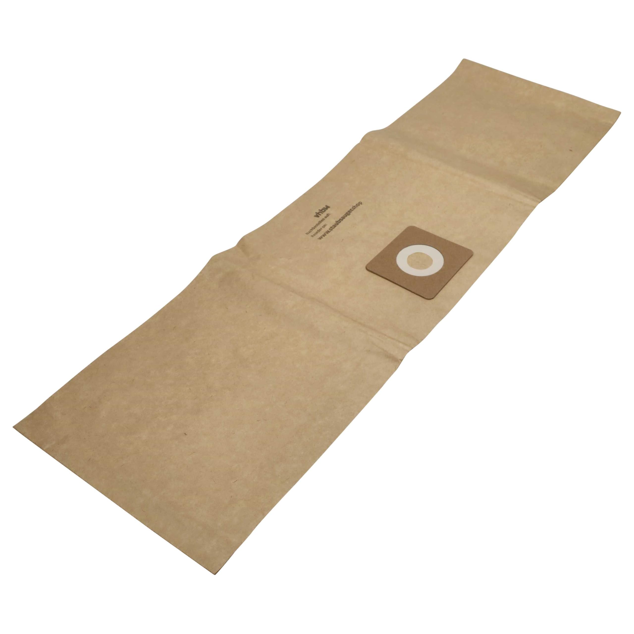 vhbw 50 x worek do odkurzacza kompatybilny z odkurzaczem Bosch AdvancedVac 20 - papier, 85,4 cm x 27 cm, piaskowy