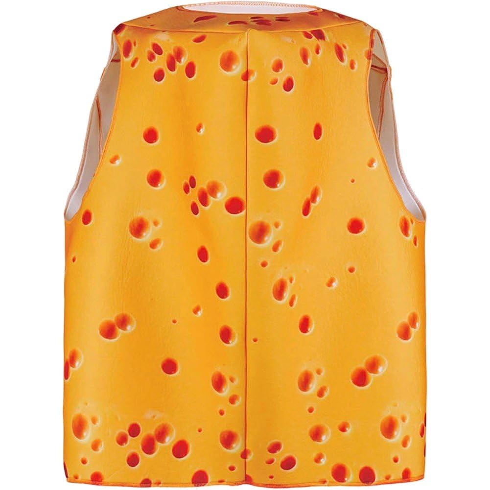 Sslvya Unisex Adult Cheese Costumes Novelty Food Outfit Cosplay Costumes for Halloween Carnival Party Fancy Dress