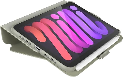 Miniatura 5 de Speck Products Balance Funda y soporte para iPad Mini (2021), color verde terciopeloverde musgo de roble