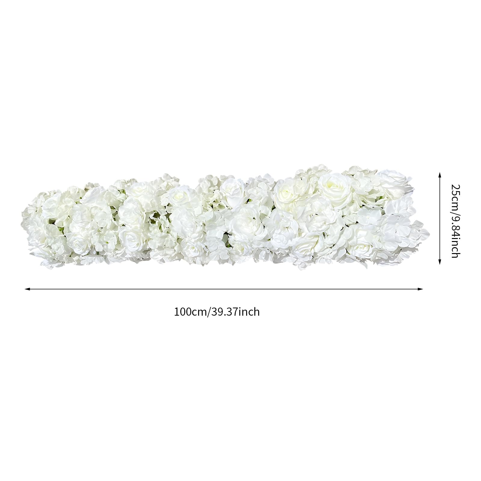 Kunstblume Rosengirlande Seidenblumen Hängepflanze Blumenranken für Hochzeit Tischdeko Party Wand Garten Dekor