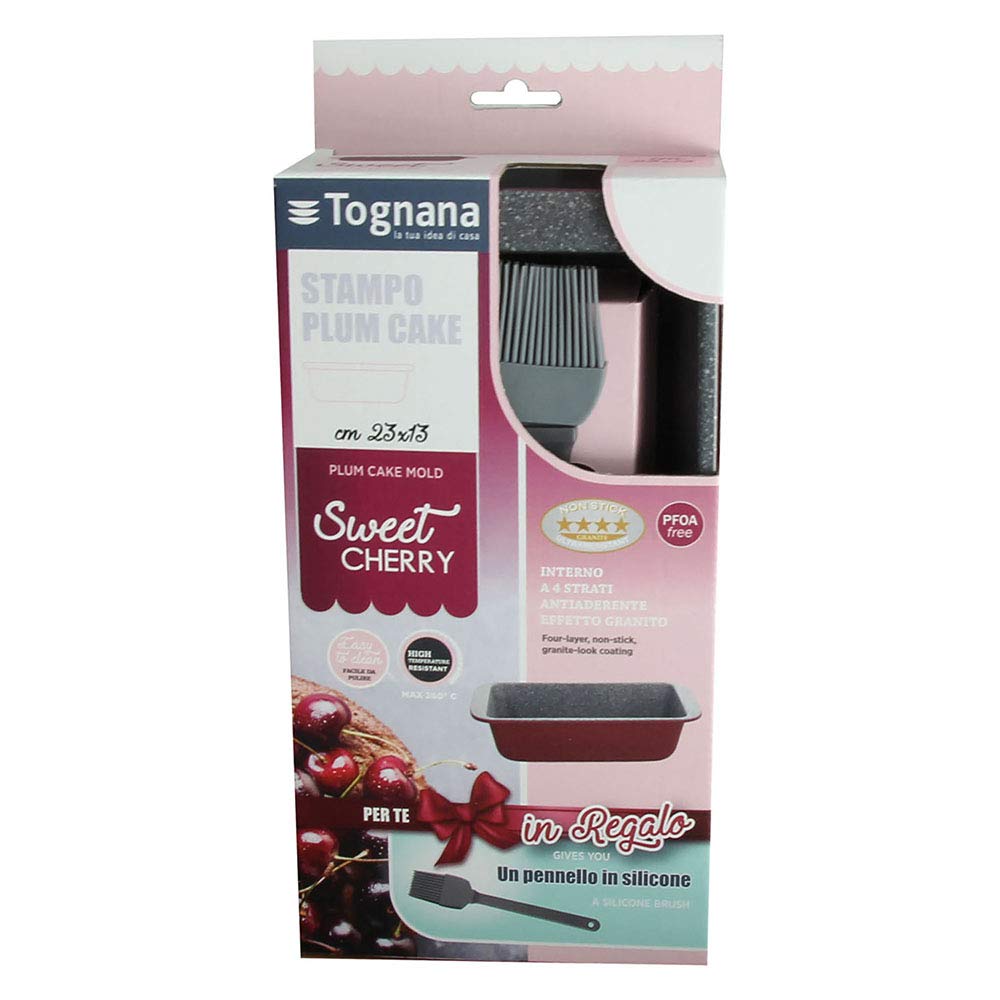 Plumcake In Acciaio Carbonio Tognana Sweet Cherry | 31x12x4.2 Cm | Antiaderente | Per Forno - Foto 10