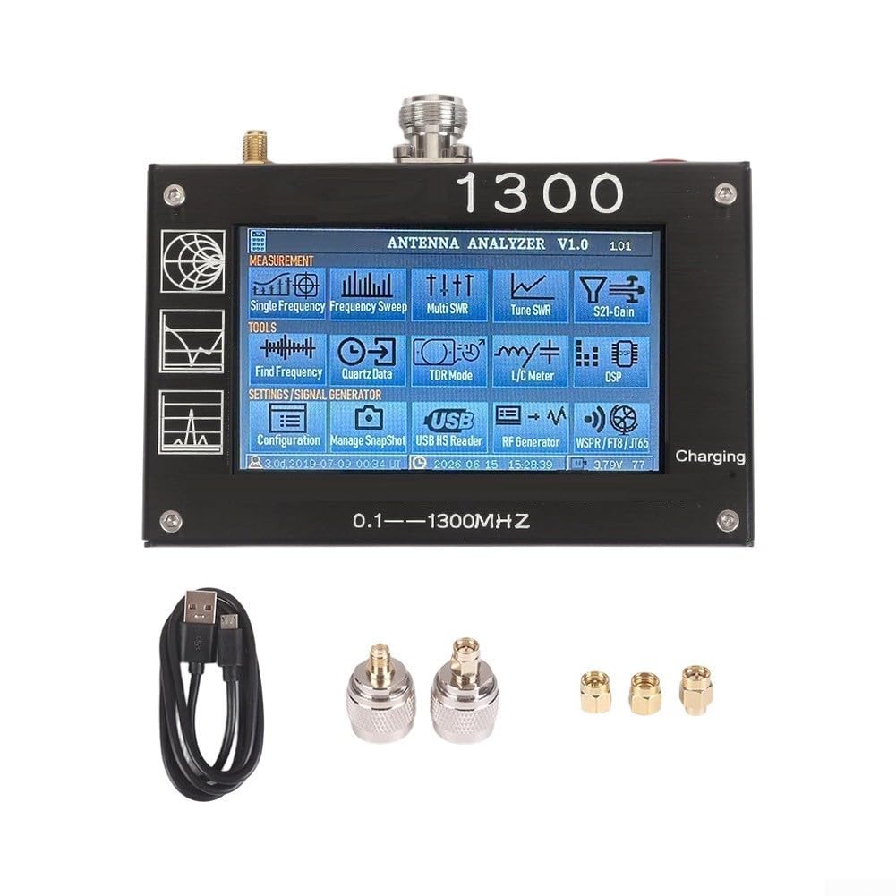Analizador de Vectoriales Mini1300 0.1-1300MHz VSWR Analizador